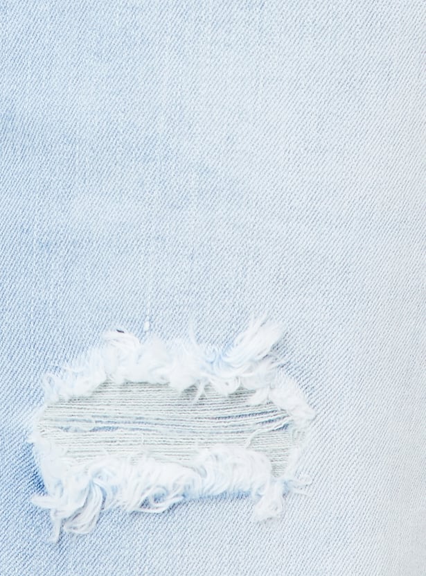 Men Washed Skinny Fit Jeans