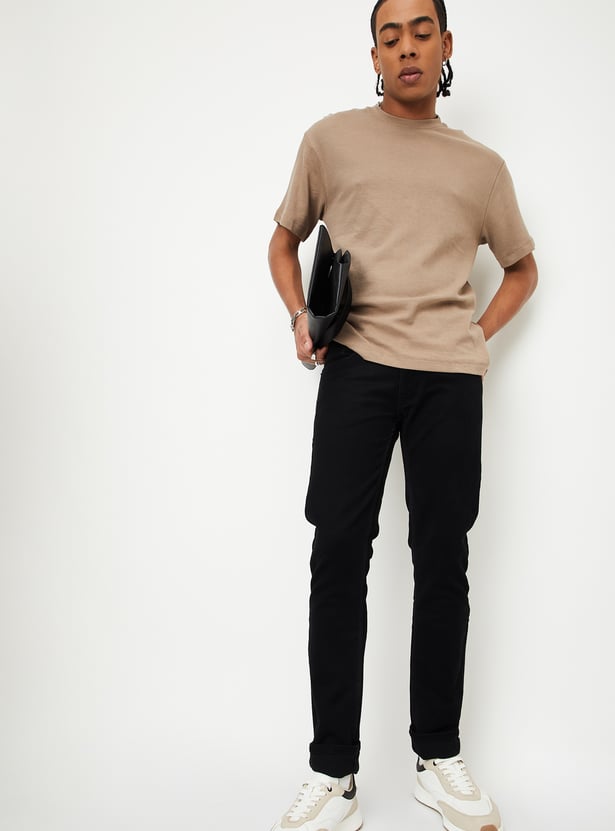 Men Solid Skinny Fit Jeans
