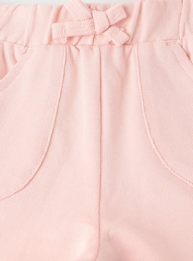 Girls Printed T-shirt with Shorts