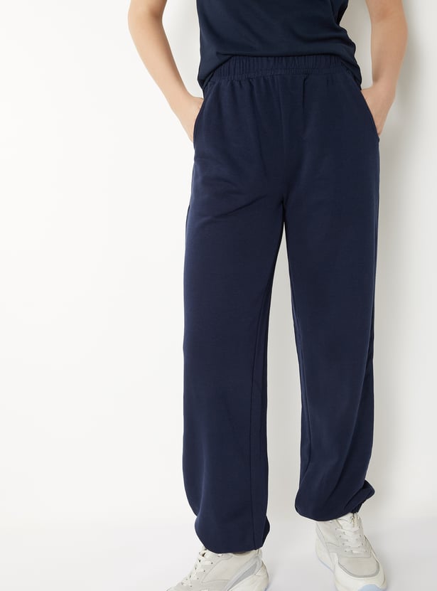 Women Solid Athleisure Joggers