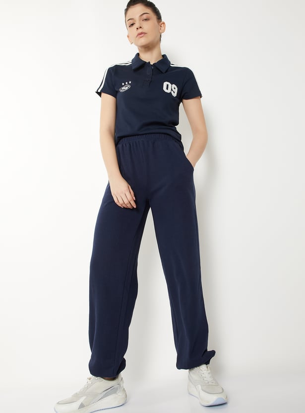 Women Solid Athleisure Joggers