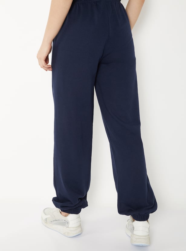 Women Solid Athleisure Joggers