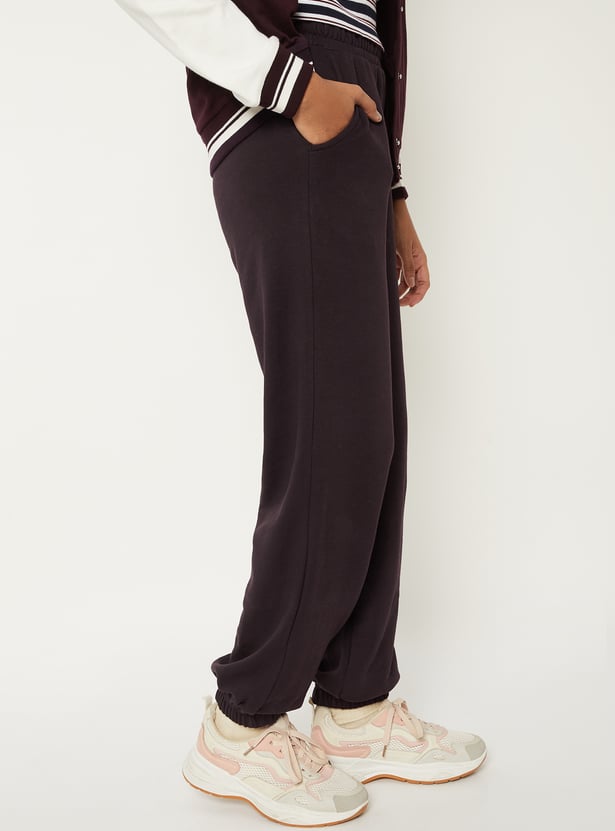 Women Solid Athleisure Joggers