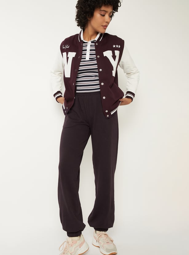 Women Solid Athleisure Joggers