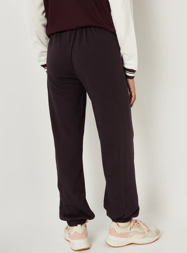 Women Solid Athleisure Joggers
