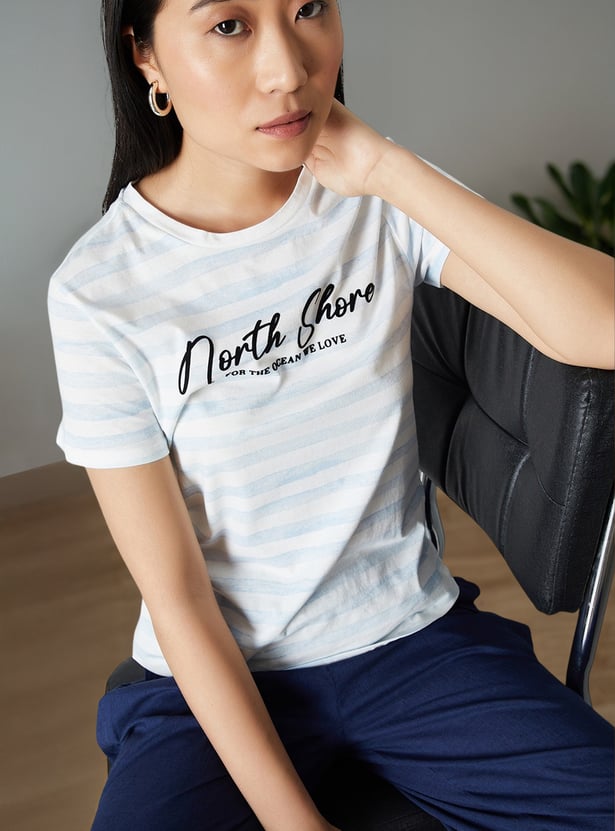 Women Striped T-shirt