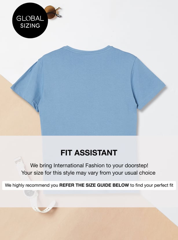 Boys Typographic Printed T-shirt