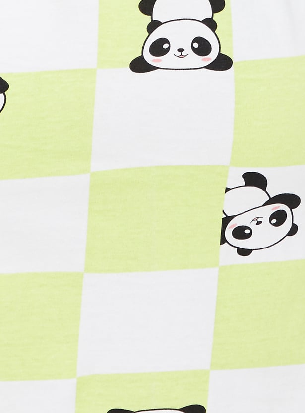 Women Printed Night Shirt Dress