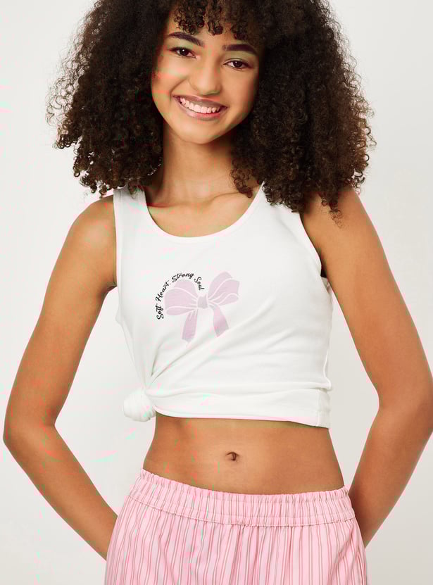 Women Printed PJ Set