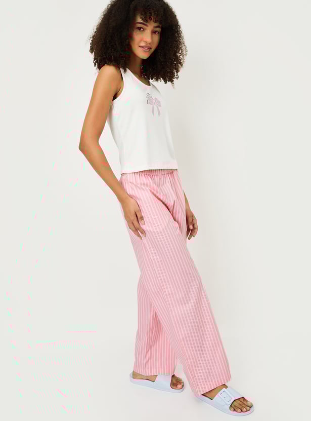 Women Printed PJ Set