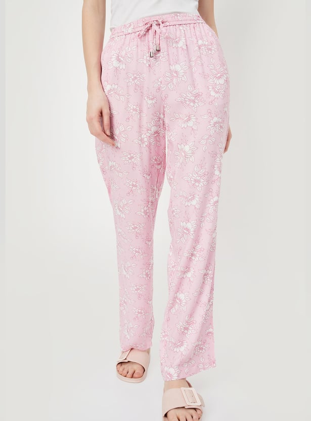 Women Floral Printed Pyjamas