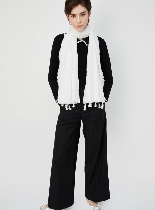 Women Solid Scarf