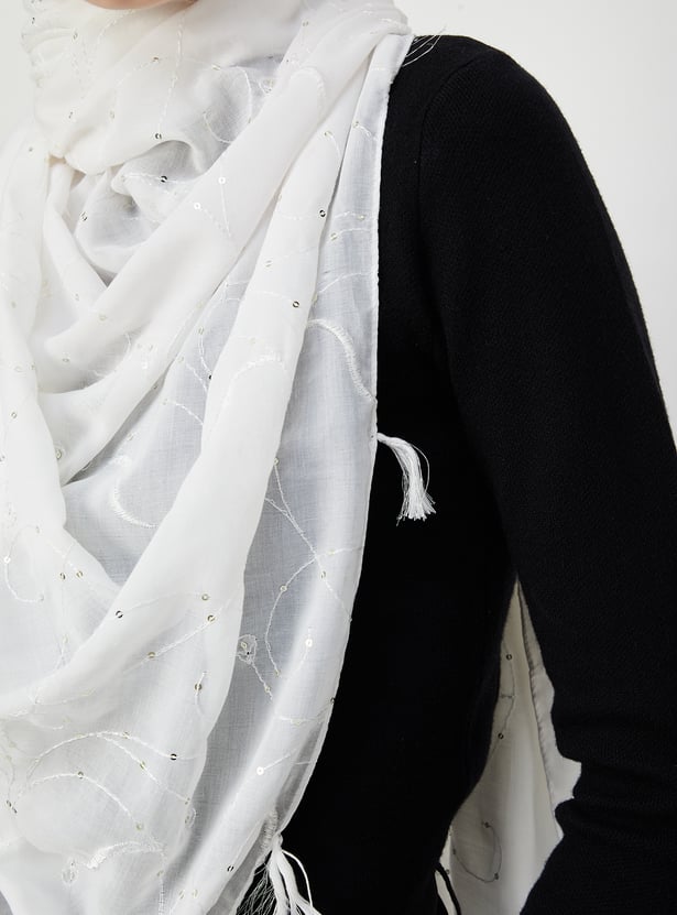 Women Solid Scarf