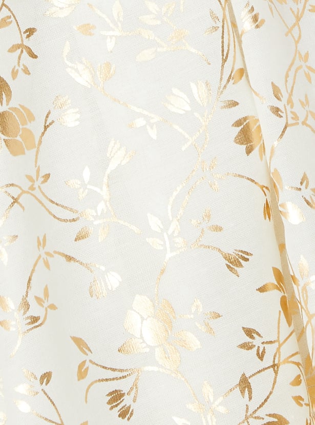 Women Foil Print Scarf