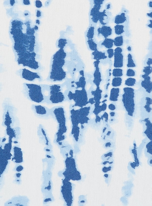 URB_N Women Tie & Dye Cropped Shirt