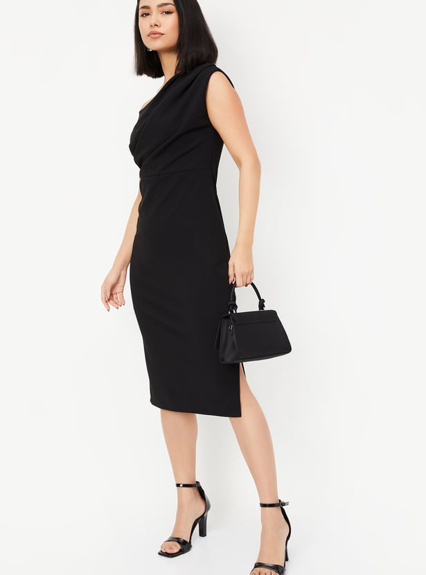 Women Solid Bodycon Dress