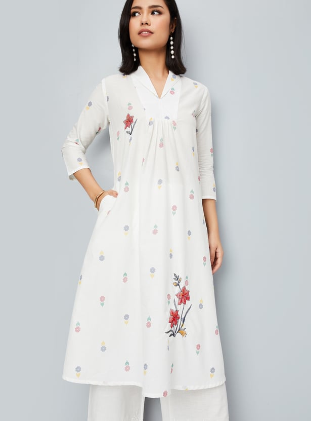 Kalki x Max Women Printed A-line Kurta