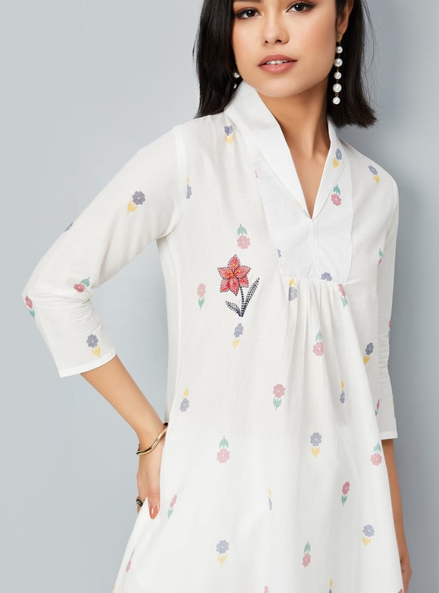 Kalki x Max Women Printed A-line Kurta