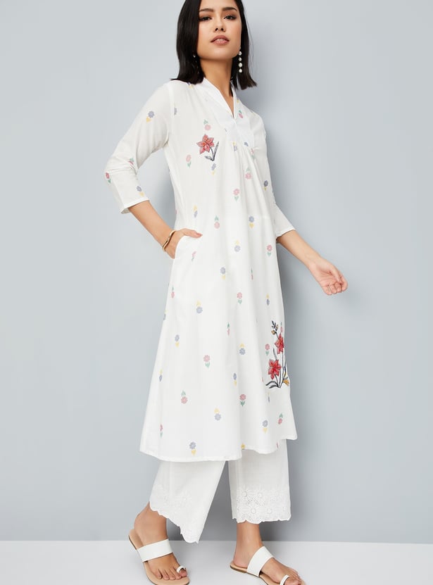 Kalki x Max Women Printed A-line Kurta