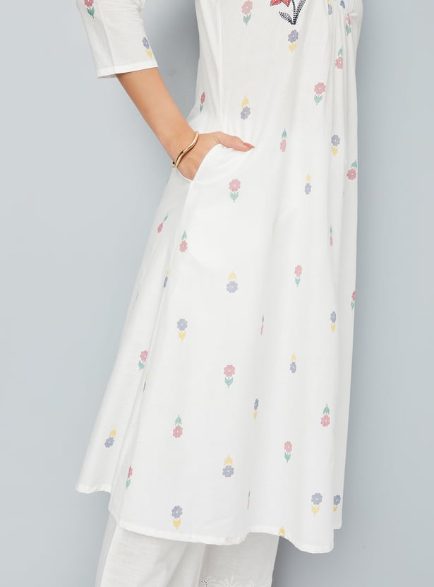 Kalki x Max Women Printed A-line Kurta