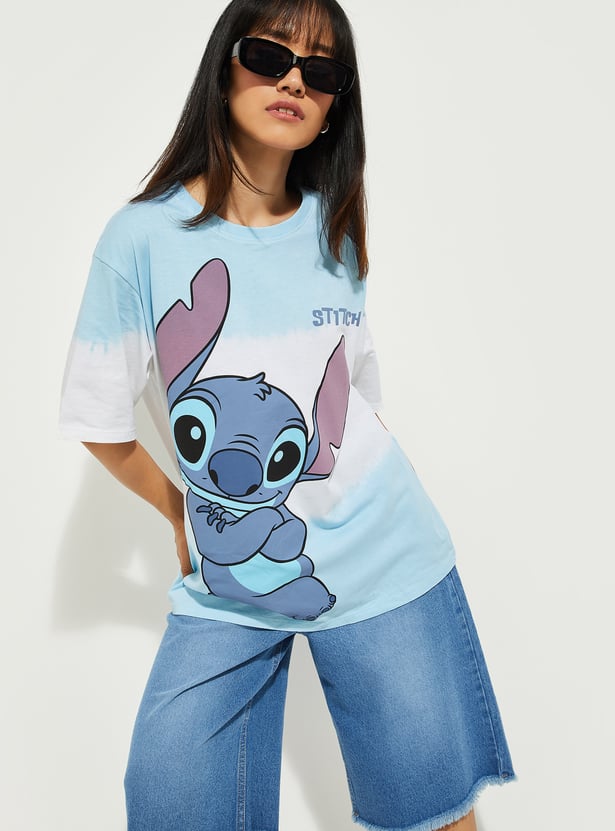 URB_N Women Stitch Printed T-shirt