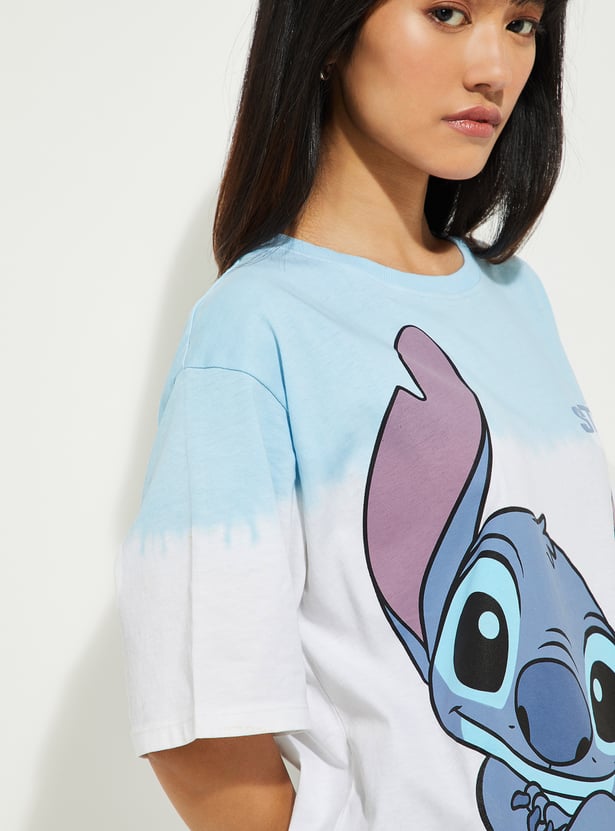 URB_N Women Stitch Printed T-shirt