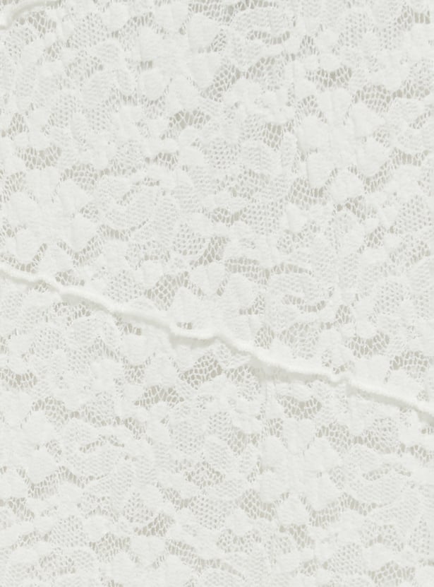 ALAYA F x URB_N Women Lace Long Skirt