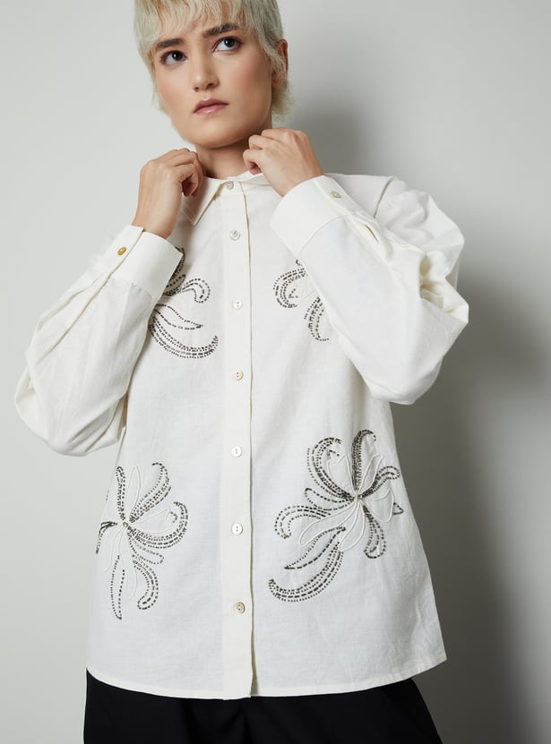Women Embellished Shirt