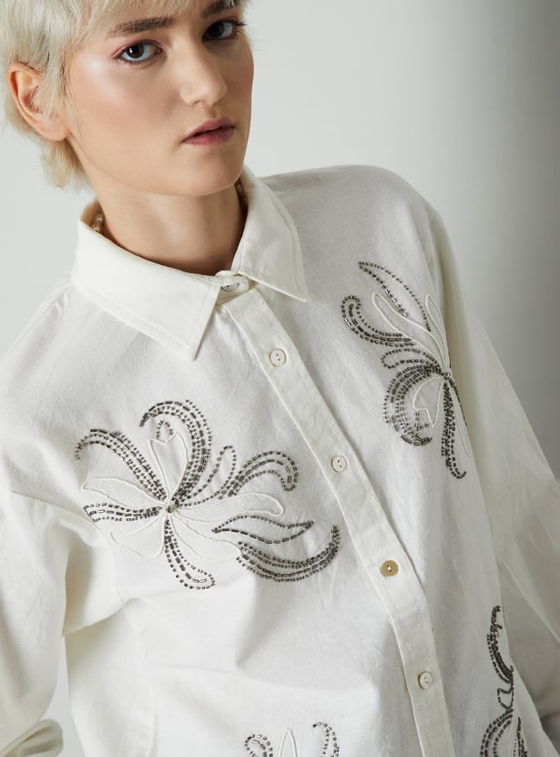Women Embellished Shirt