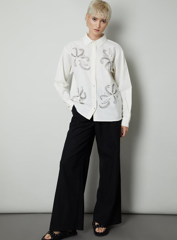 Women Embellished Shirt