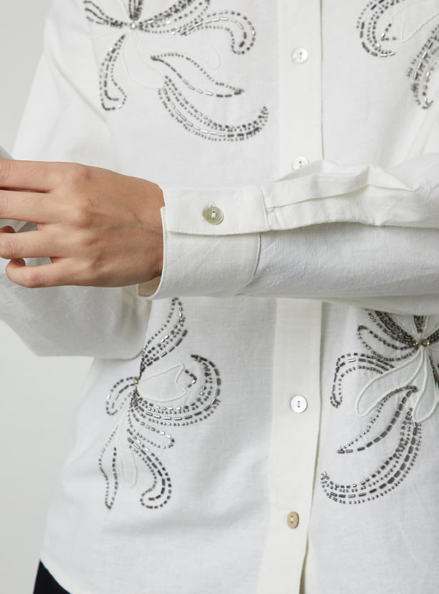 Women Embellished Shirt