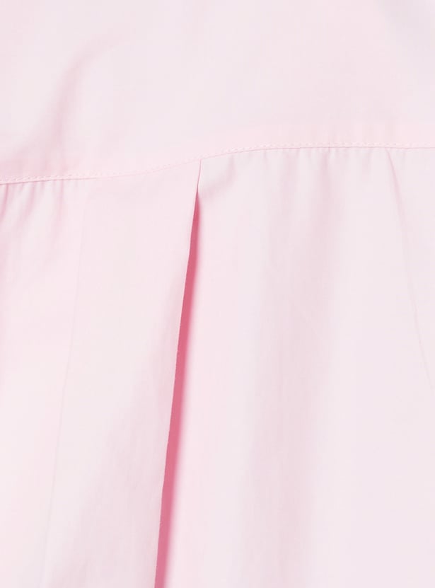 Women Solid Oversized Shirt