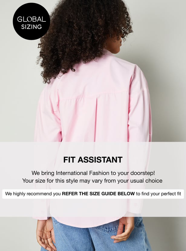 Women Solid Oversized Shirt