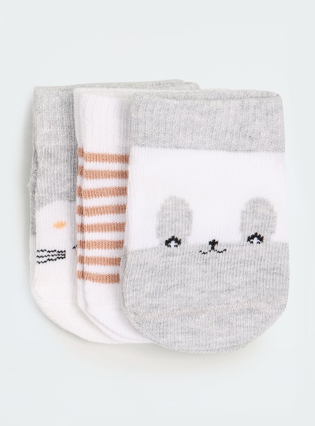 Boys Patterned Socks - Pack of 3