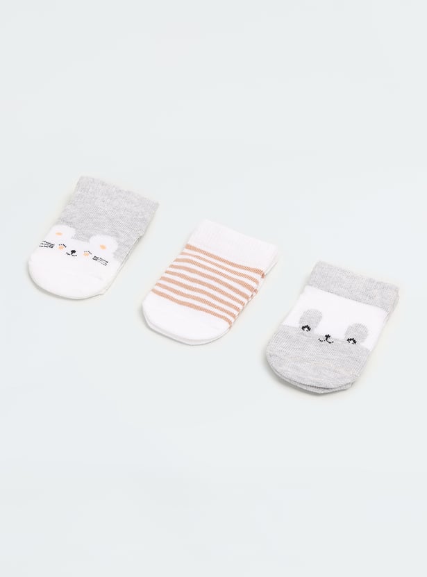 Boys Patterned Socks - Pack of 3