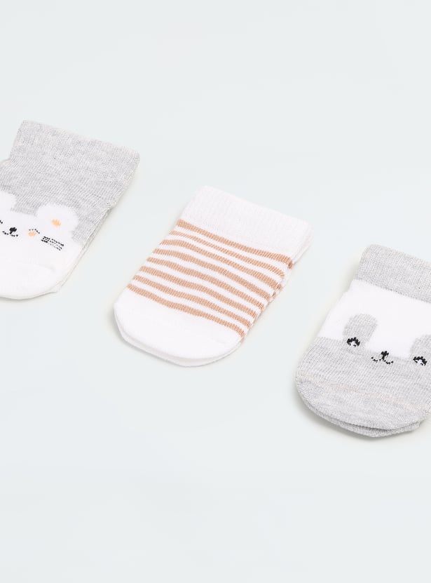 Boys Patterned Socks - Pack of 3