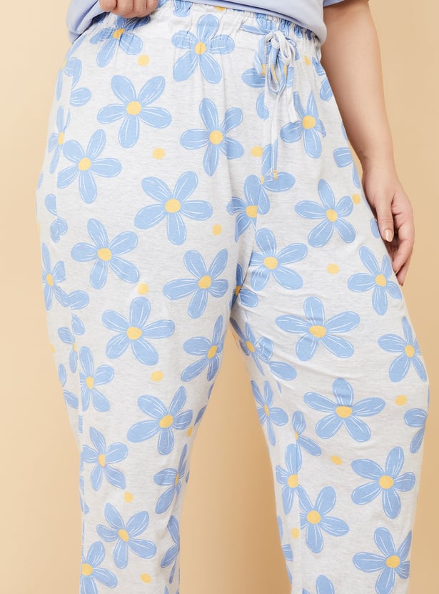 Women Floral Printed Pyjamas