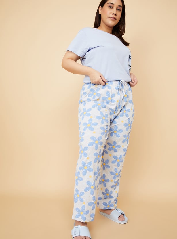 Women Floral Printed Pyjamas