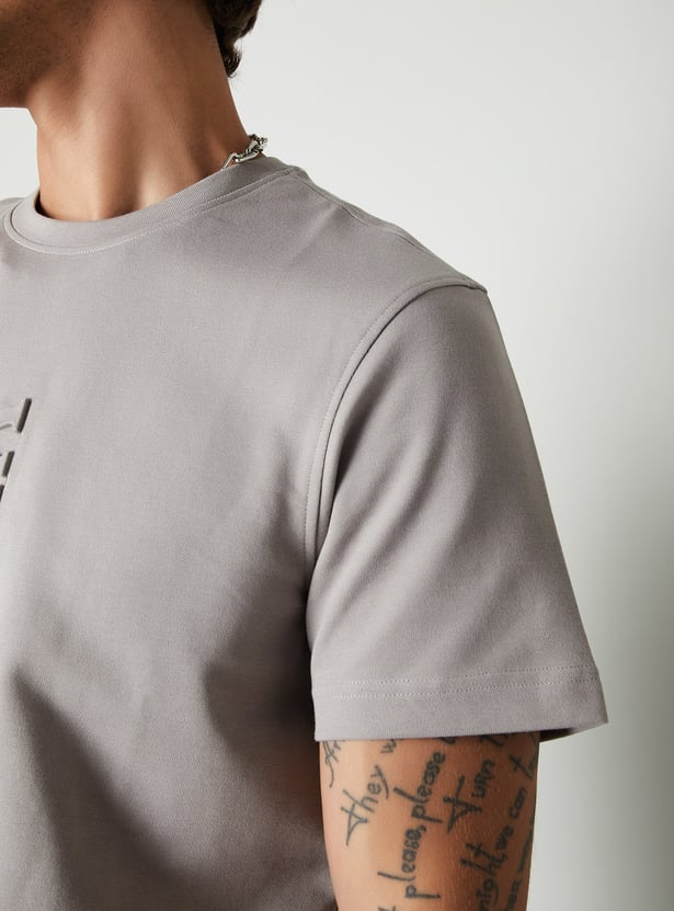 Men Embossed T-shirt