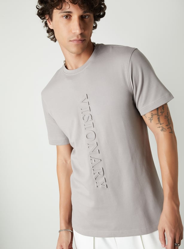 Men Embossed T-shirt