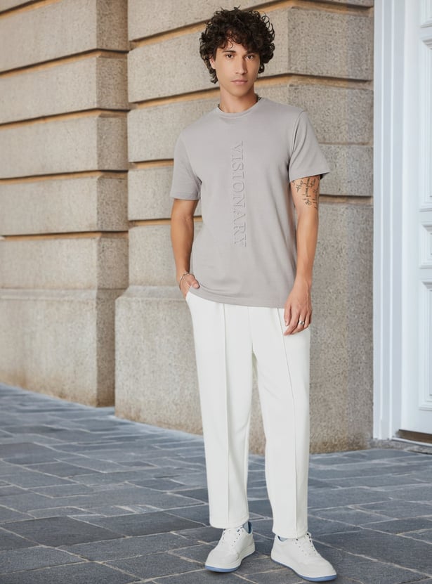 Men Embossed T-shirt