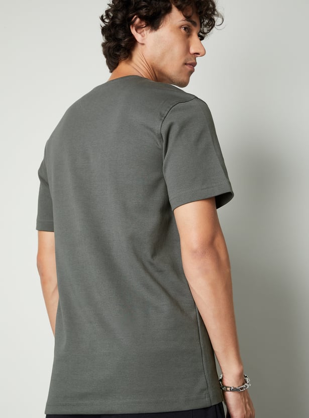 Men Embossed T-shirt