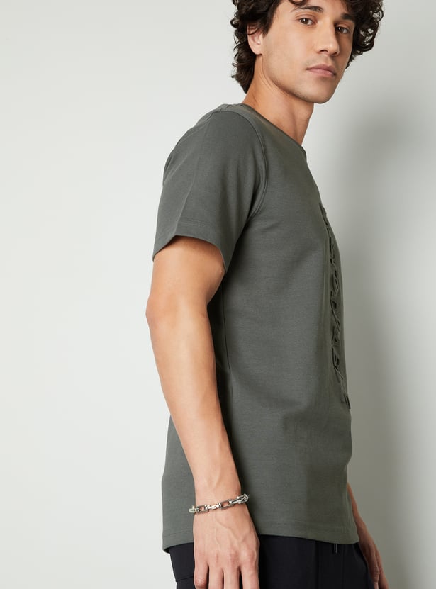 Men Embossed T-shirt