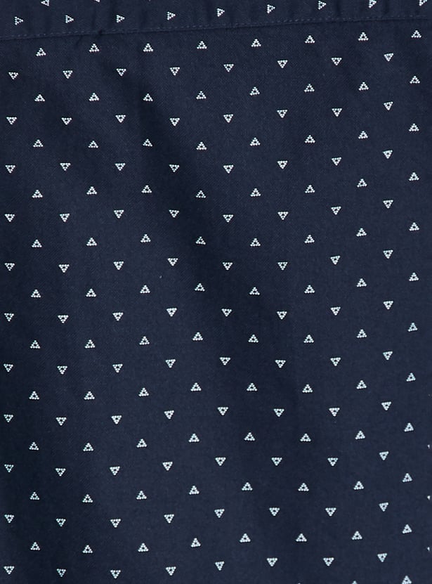 Men Printed Slim Fit Shirt