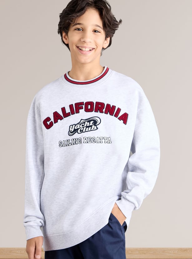 Boys Embroidered Sweatshirt