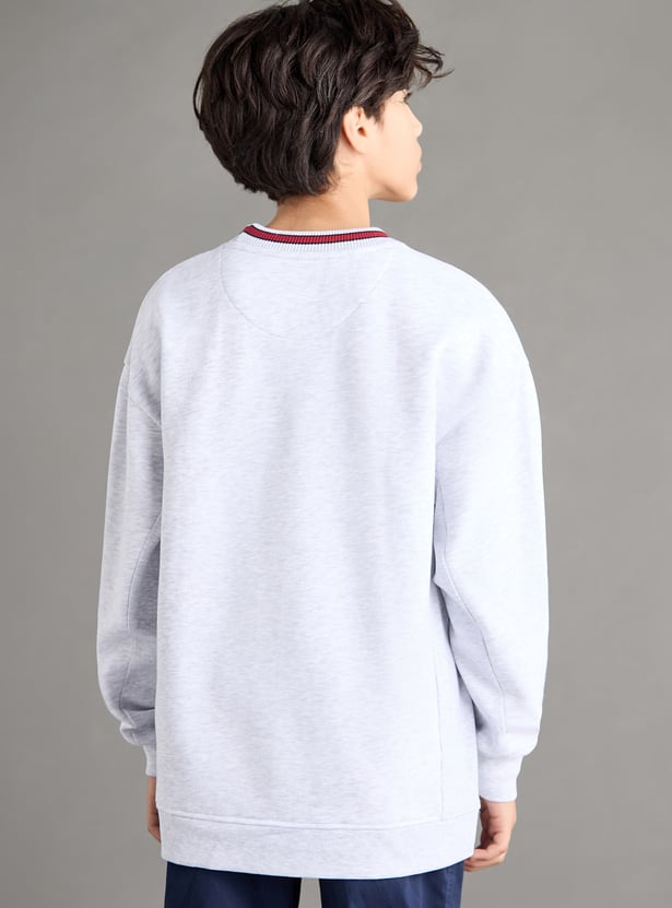 Boys Embroidered Sweatshirt