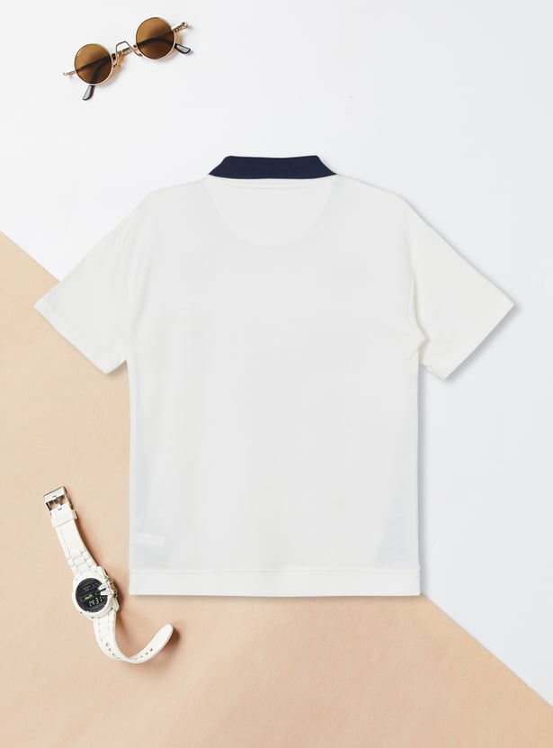 Boys Printed Athleisure T-shirt