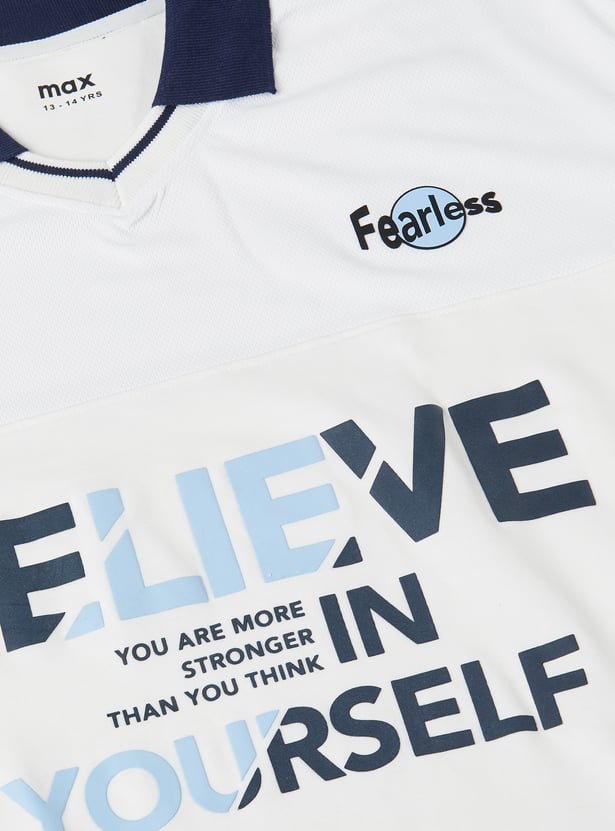 Boys Printed Athleisure T-shirt