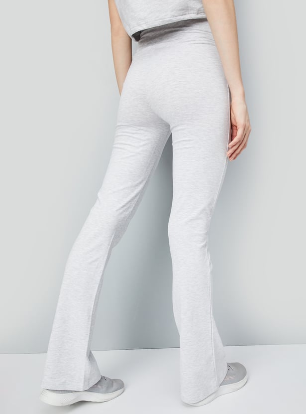 Women Athleisure Solid Track Pants
