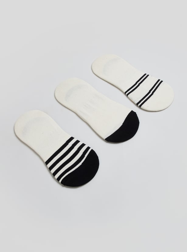 Men Garfield Print No Show Socks - Pack of 3